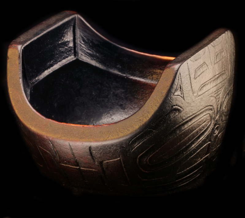 Tlingit or Haida Miniature Grease Bowl